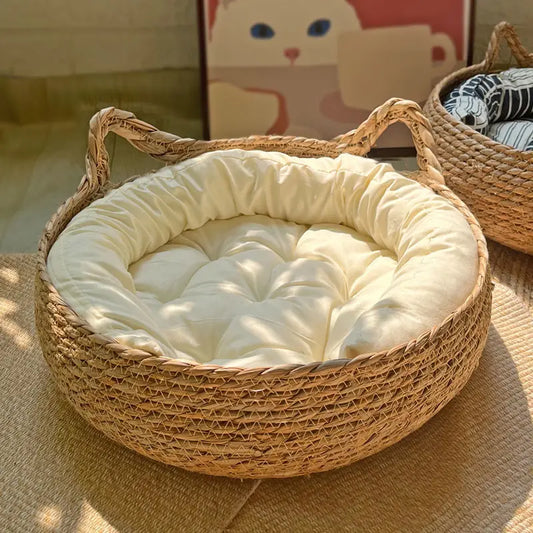 YUKI WOVEN PET BED