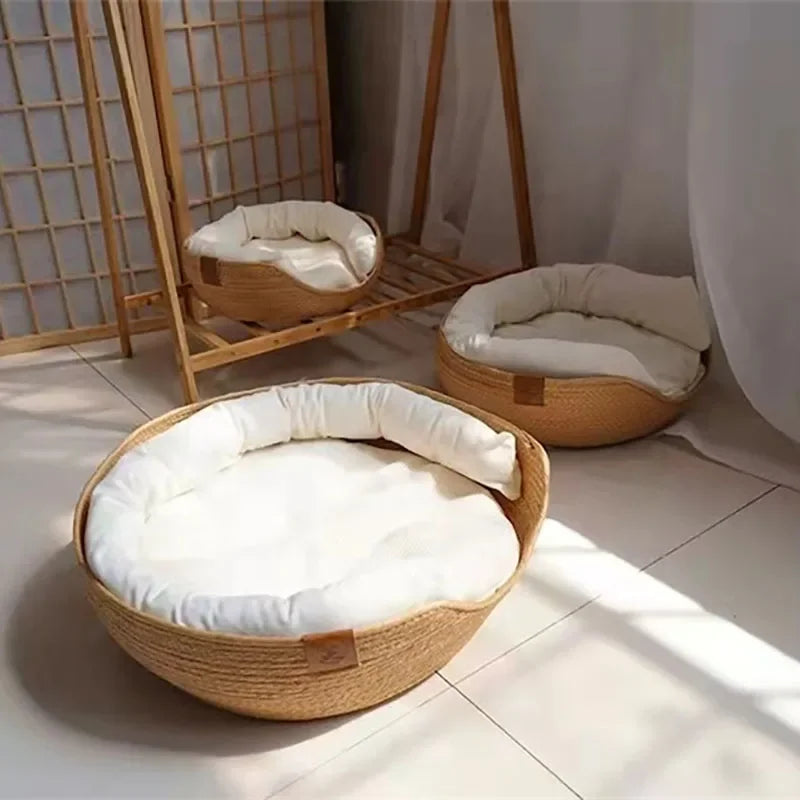 ZEN WOVEN PET BED